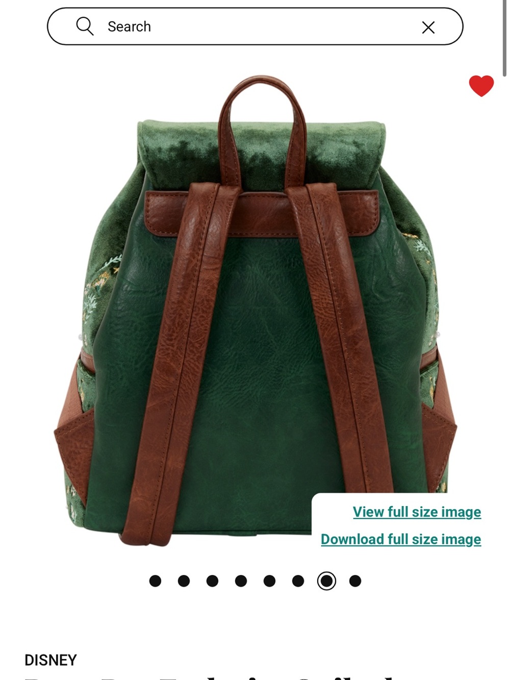 Loungefly Peter Pan Exclusive Quilted
Texture Mini Backpack, Crossbody, & Wallet - Picture 5 of 16